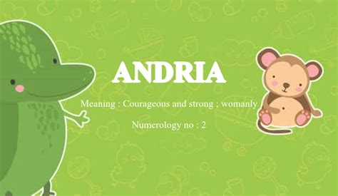 andria name meaning